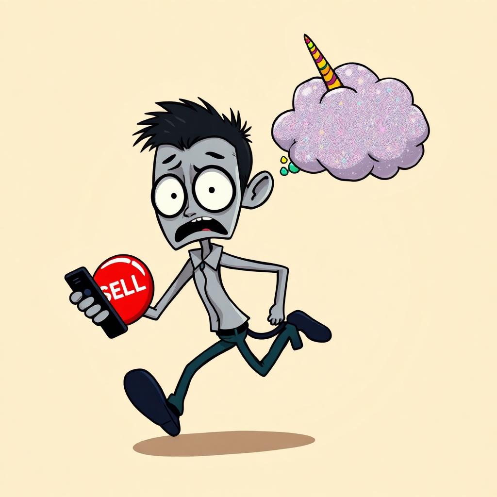 A jeet running from Fart Dust